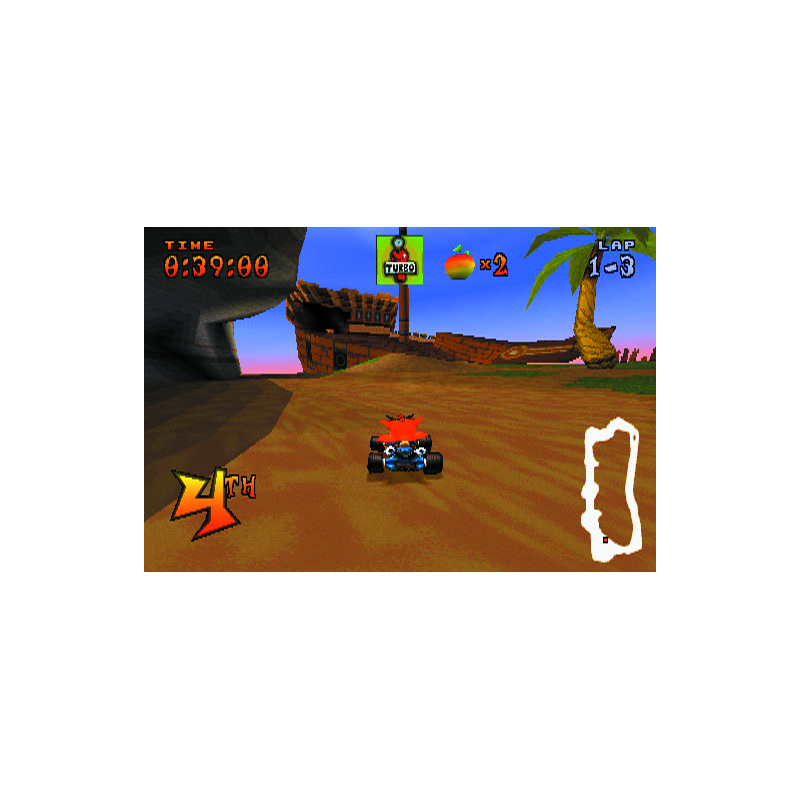 اسکرین شات و تصویر گیم‌پلی بازی Crash Team Racing مخصوص پلی استیشن وان (PS1) تصویر شماره 4