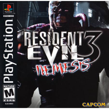 کاور بازی Resident Evil 3: Nemesis مخصوص پلی استیشن وان (PS1)