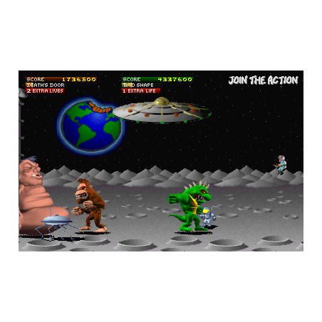 اسکرین شات و تصویر گیم‌پلی بازی Rampage World Tour مخصوص پلی استیشن وان (PS1) تصویر شماره 3