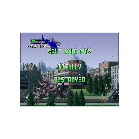 اسکرین شات و تصویر گیم‌پلی بازی Rampage 2: Universal Tour مخصوص پلی استیشن وان (PS1) تصویر شماره 1