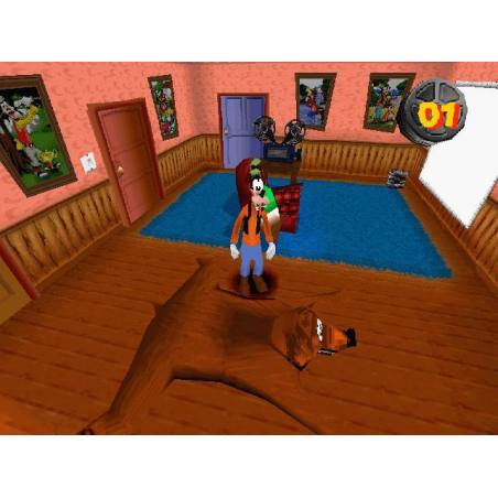 اسکرین شات و تصویر گیم‌پلی بازی Goofy’s Fun House مخصوص پلی استیشن وان (PS1) تصویر شماره 1