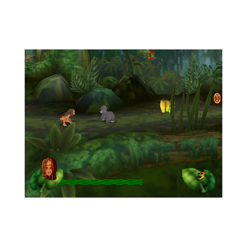 اسکرین شات و تصویر گیم‌پلی بازی Disney's Tarzan مخصوص پلی استیشن وان (PS1) تصویر شماره 1
