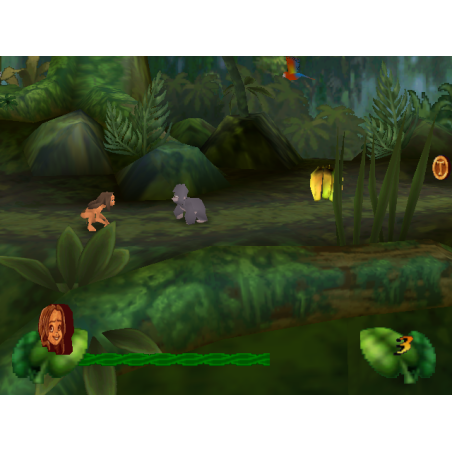 اسکرین شات و تصویر گیم‌پلی بازی Disney's Tarzan مخصوص پلی استیشن وان (PS1) تصویر شماره 1