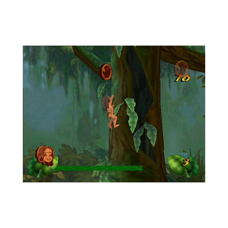 اسکرین شات و تصویر گیم‌پلی بازی Disney's Tarzan مخصوص پلی استیشن وان (PS1) تصویر شماره 3