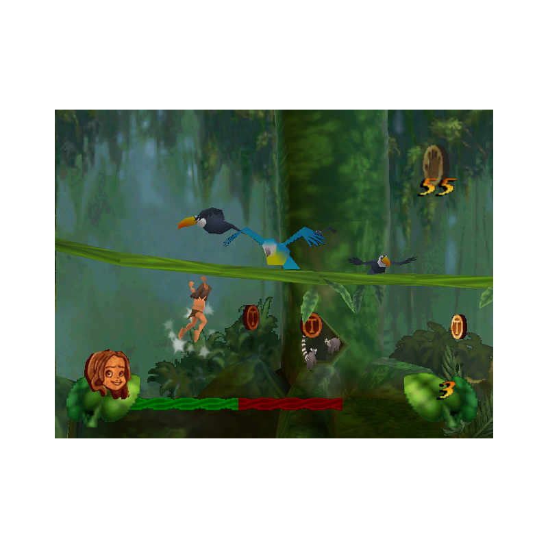 اسکرین شات و تصویر گیم‌پلی بازی Disney's Tarzan مخصوص پلی استیشن وان (PS1) تصویر شماره 2