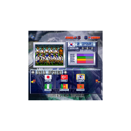 اسکرین شات و تصویر گیم‌پلی بازی International Superstar Soccer Deluxe مخصوص پلی استیشن وان (PS1) تصویر شماره 1