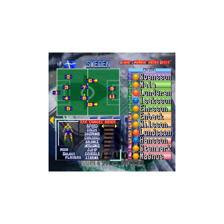 اسکرین شات و تصویر گیم‌پلی بازی International Superstar Soccer Deluxe مخصوص پلی استیشن وان (PS1) تصویر شماره 2