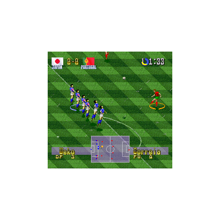 اسکرین شات و تصویر گیم‌پلی بازی International Superstar Soccer Deluxe مخصوص پلی استیشن وان (PS1) تصویر شماره 3