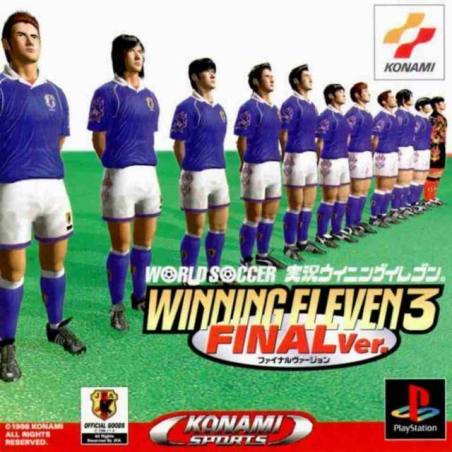 کاور بازی Winning Eleven 3 مخصوص پلی استیشن وان (PS1)