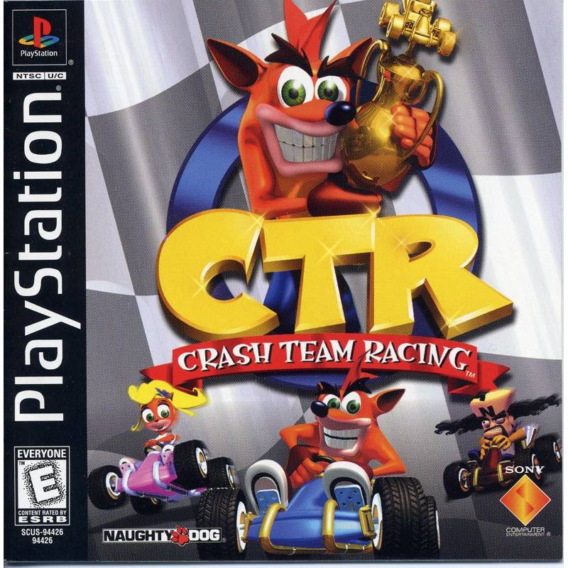 کاور بازی Crash Team Racing مخصوص پلی استیشن وان (PS1)