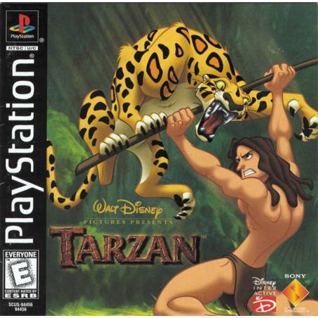 کاور بازی Disney's Tarzan مخصوص پلی استیشن وان (PS1)