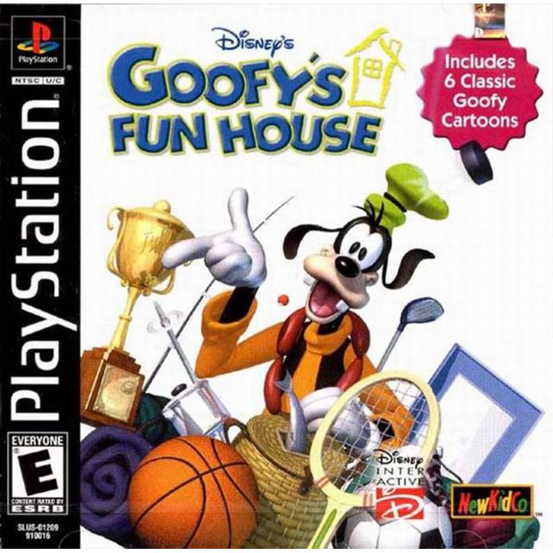 کاور بازی Goofy’s Fun House مخصوص پلی استیشن وان (PS1)