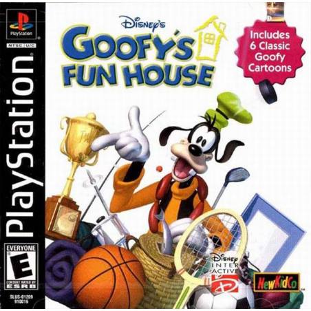 کاور بازی Goofy’s Fun House مخصوص پلی استیشن وان (PS1)