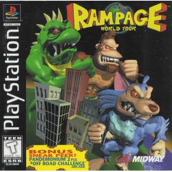 کاور بازی Rampage World Tour مخصوص پلی استیشن وان (PS1)