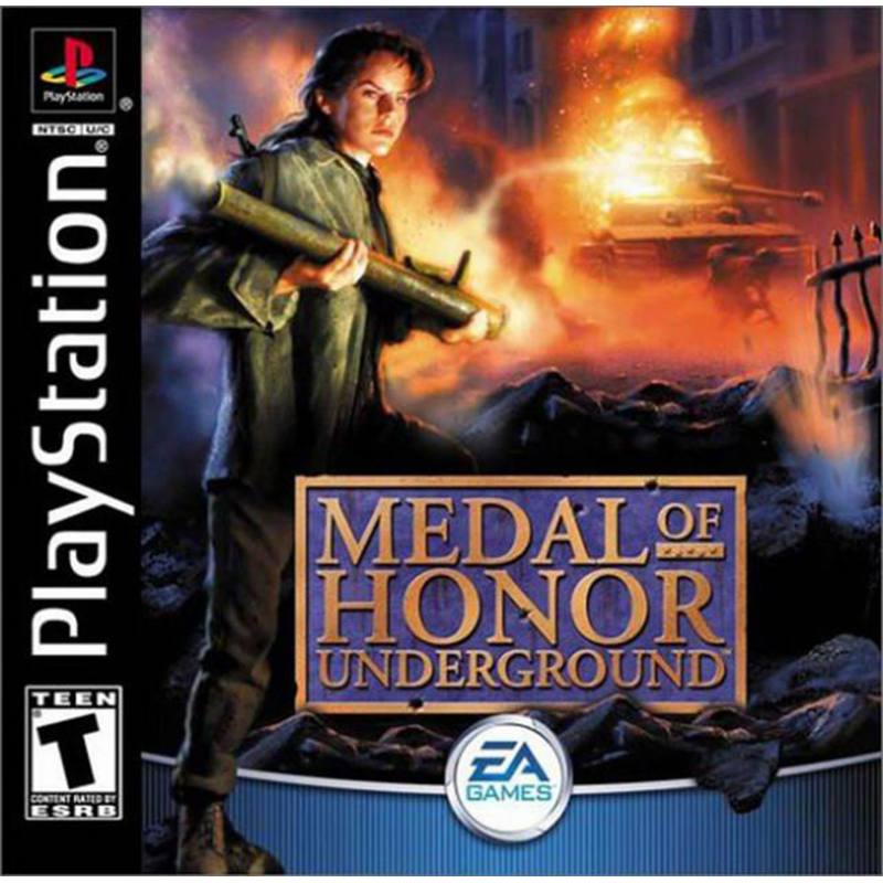 کاور بازی Medal of Honor: Underground مخصوص پلی استیشن وان (PS1)