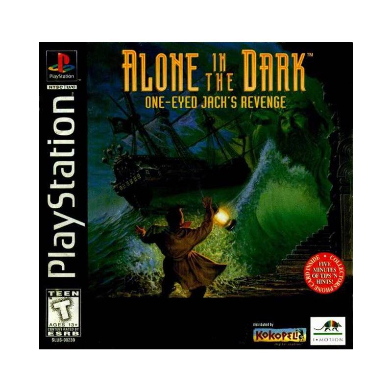 کاور بازی Alone in the Dark: One-Eyed Jack's Revenge مخصوص پلی استیشن وان (PS1)