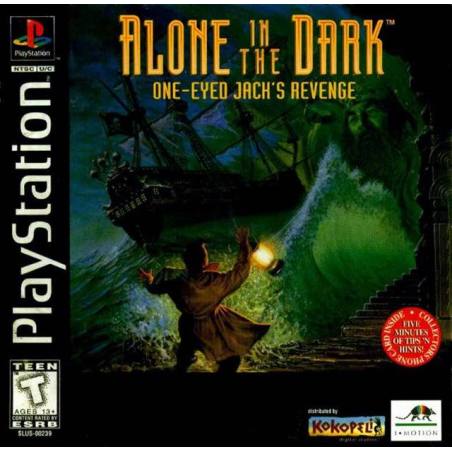 کاور بازی Alone in the Dark: One-Eyed Jack's Revenge مخصوص پلی استیشن وان (PS1)