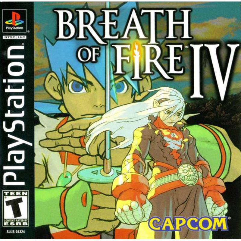 کاور بازی Breath of Fire IV مخصوص پلی استیشن وان (PS1)