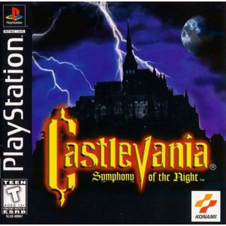 کاور بازی Castlevania: Symphony of the Night مخصوص پلی استیشن وان (PS1)