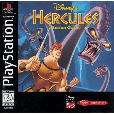کاور بازی Disney's Hercules Action Game مخصوص پلی استیشن وان (PS1)
