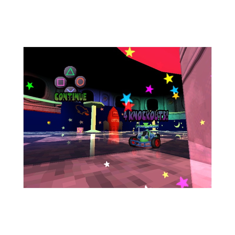 اسکرین شات و تصویر گیم‌پلی بازی Disney/Pixar Toy Story Racer مخصوص پلی استیشن وان (PS1) تصویر شماره 1