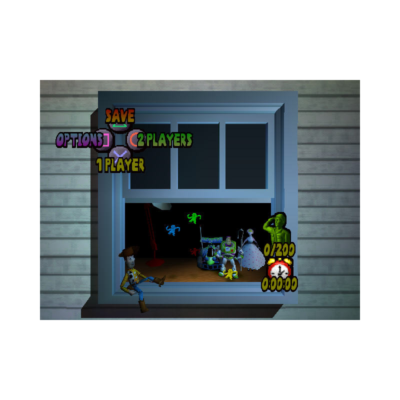 اسکرین شات و تصویر گیم‌پلی بازی Disney/Pixar Toy Story Racer مخصوص پلی استیشن وان (PS1) تصویر شماره 2