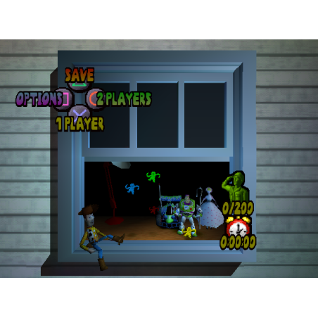 اسکرین شات و تصویر گیم‌پلی بازی Disney/Pixar Toy Story Racer مخصوص پلی استیشن وان (PS1) تصویر شماره 2