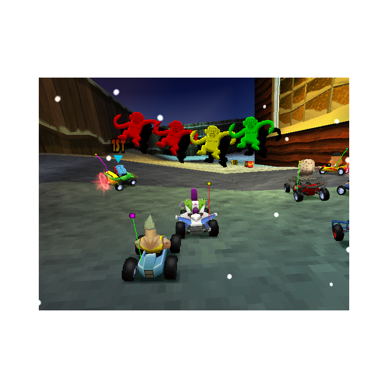 اسکرین شات و تصویر گیم‌پلی بازی Disney/Pixar Toy Story Racer مخصوص پلی استیشن وان (PS1) تصویر شماره 3