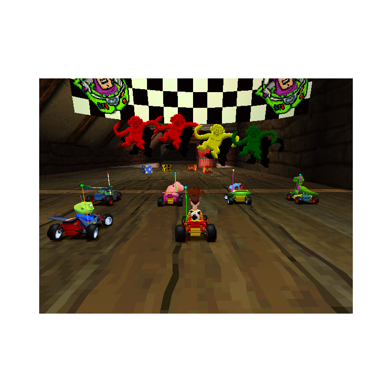 اسکرین شات و تصویر گیم‌پلی بازی Disney/Pixar Toy Story Racer مخصوص پلی استیشن وان (PS1) تصویر شماره 5