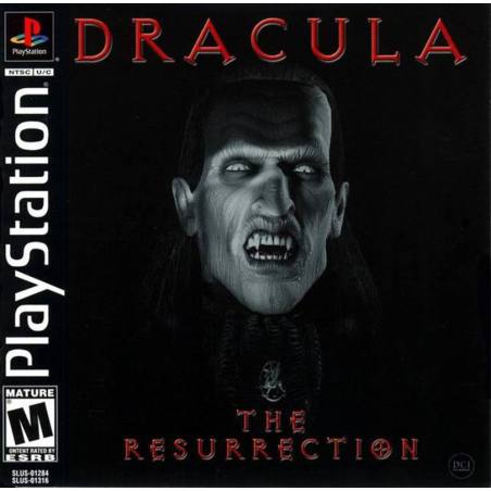 کاور بازی Dracula: The Resurrection مخصوص پلی استیشن وان (PS1)