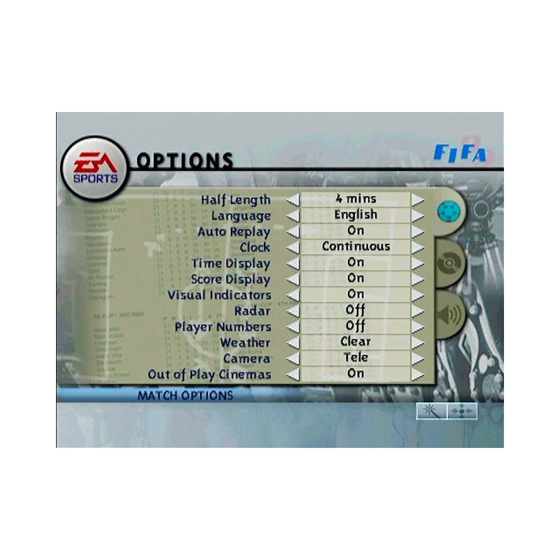 اسکرین شات و تصویر گیم‌پلی بازی FIFA 99 مخصوص پلی استیشن وان (PS1) تصویر شماره 6