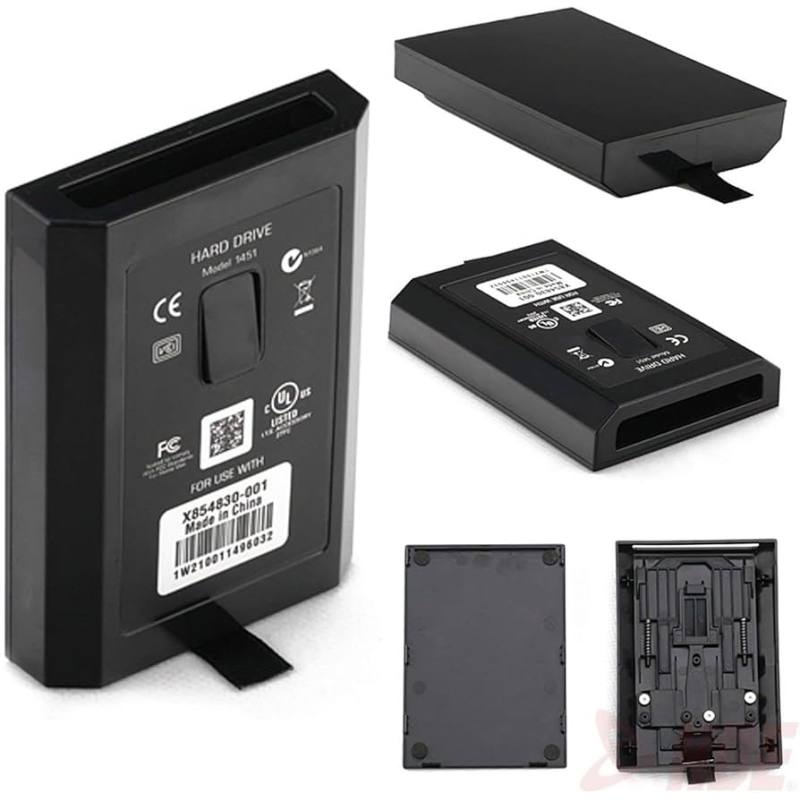 تصویر پشت، رو و داخل قاب ایکس باکس 360 مدل اسلیم