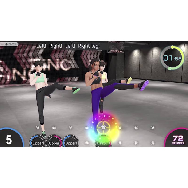 اسکرین شات (تصویر گیم پلی) بازی Knockout Home Fitness نسخه نینتندو سوییچ (Nintendo Switch) تصویر 1