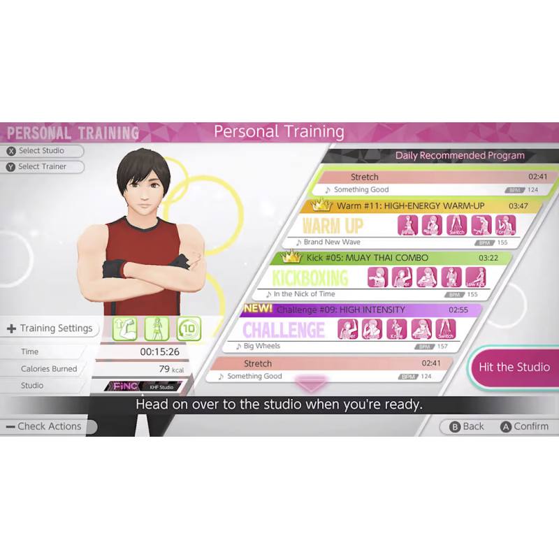 اسکرین شات (تصویر گیم پلی) بازی Knockout Home Fitness نسخه نینتندو سوییچ (Nintendo Switch) تصویر 3