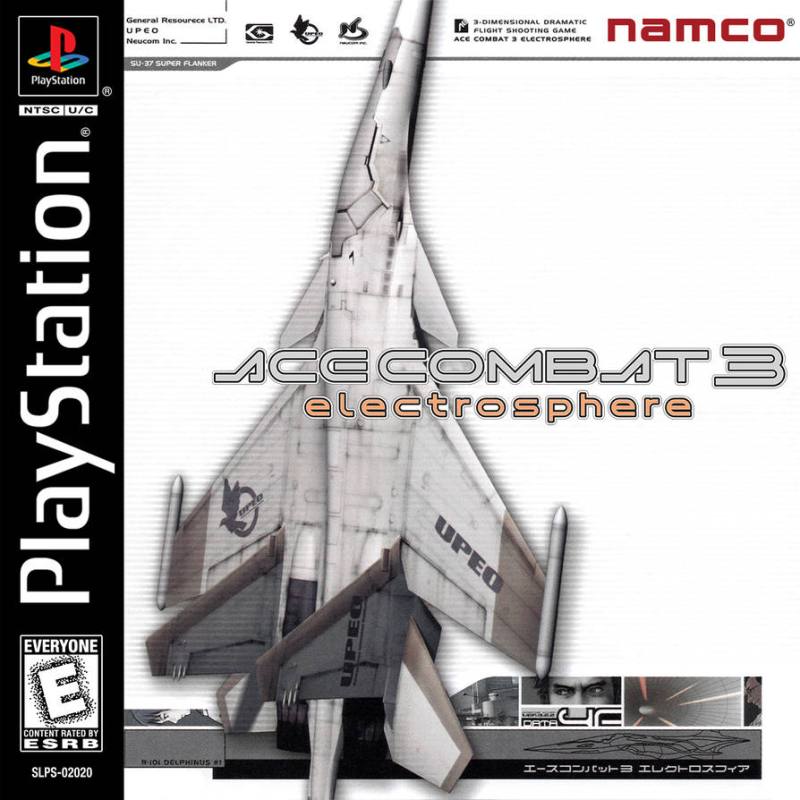 کاور بازی Ace Combat 3 نسخه Playstation یک