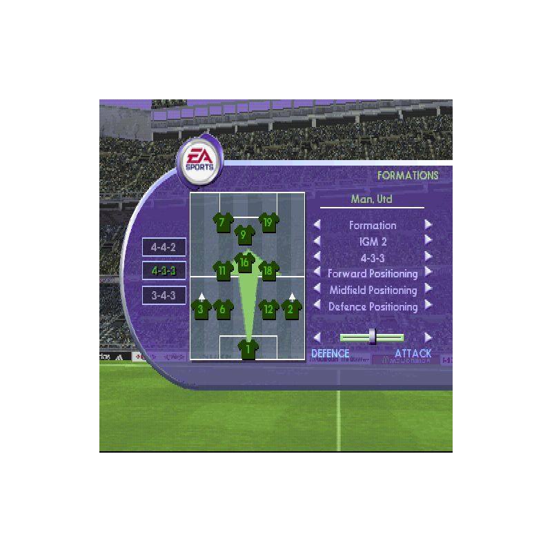 اسکرین شات و تصویر گیم‌پلی بازی FIFA 2001 مخصوص پلی استیشن وان (PS1) تصویر شماره 5