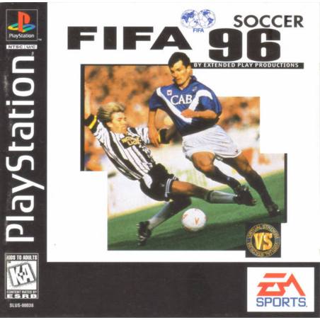 کاور بازی FIFA Soccer 96 مخصوص پلی استیشن وان (PS1)