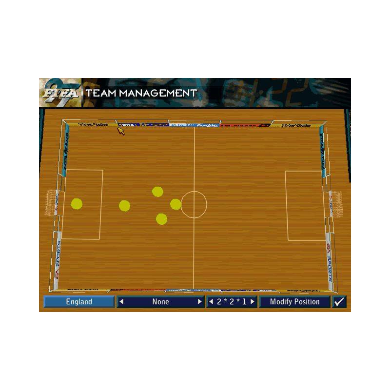 اسکرین شات و تصویر گیم‌پلی بازی FIFA Soccer 97 مخصوص پلی استیشن وان (PS1) تصویر شماره 1