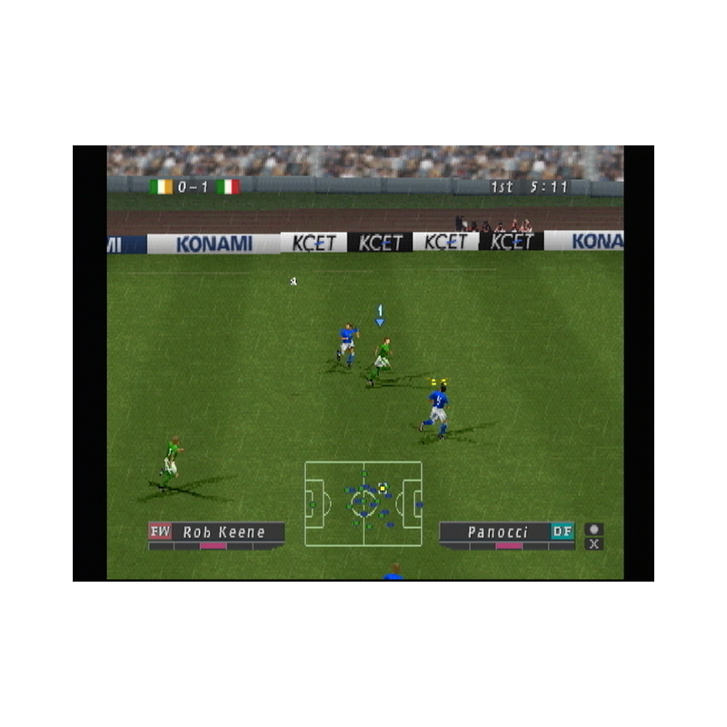 اسکرین شات و تصویر گیم‌پلی بازی Winning Eleven 4 مخصوص پلی استیشن وان (PS1) تصویر شماره 4