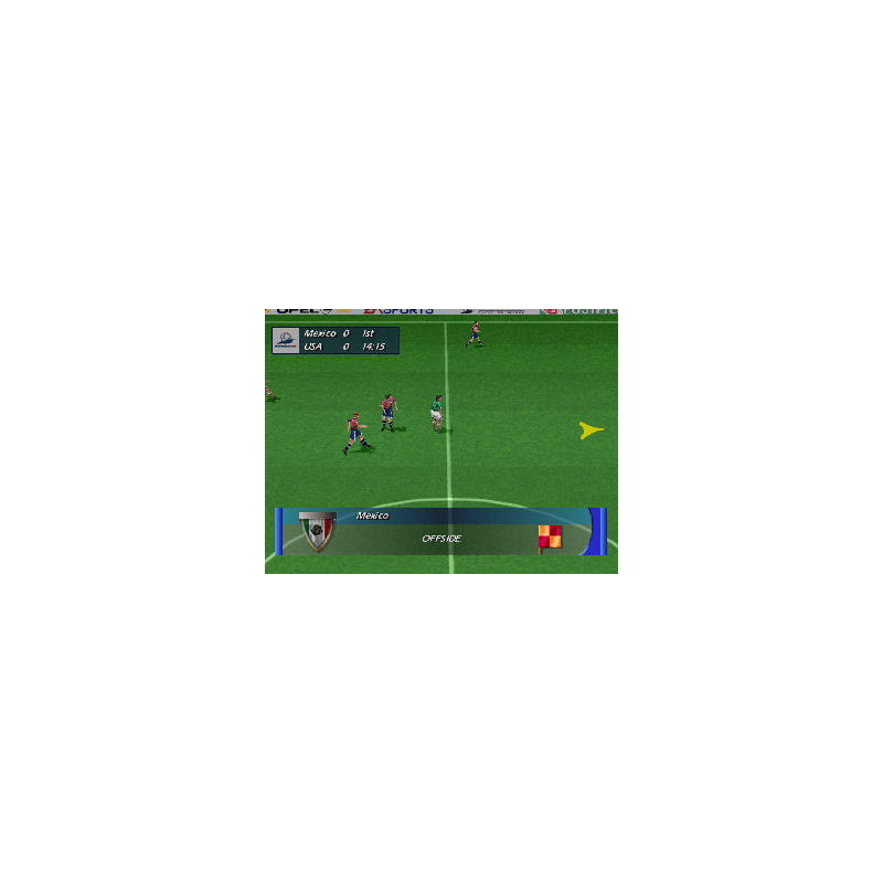 اسکرین شات و تصویر گیم‌پلی بازی World Cup 98 مخصوص پلی استیشن وان (PS1) تصویر شماره 3
