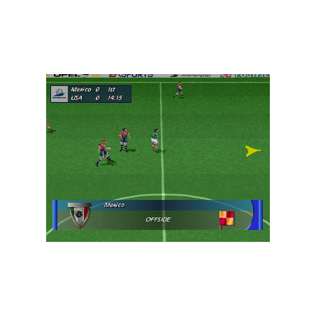اسکرین شات و تصویر گیم‌پلی بازی World Cup 98 مخصوص پلی استیشن وان (PS1) تصویر شماره 3