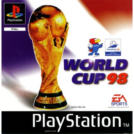 کاور بازی World Cup 98 مخصوص پلی استیشن وان (PS1)