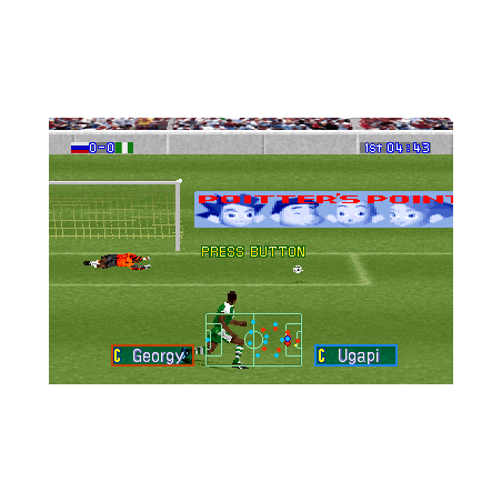 اسکرین شات و تصویر گیم‌پلی بازی Winning Eleven 97 مخصوص پلی استیشن وان (PS1) تصویر شماره 1