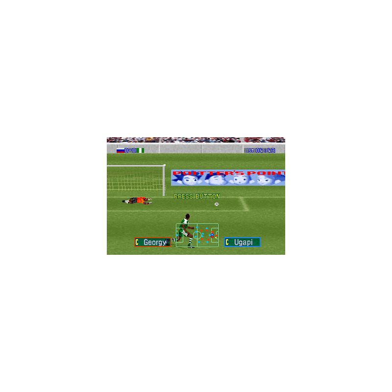 اسکرین شات و تصویر گیم‌پلی بازی Winning Eleven 97 مخصوص پلی استیشن وان (PS1) تصویر شماره 2