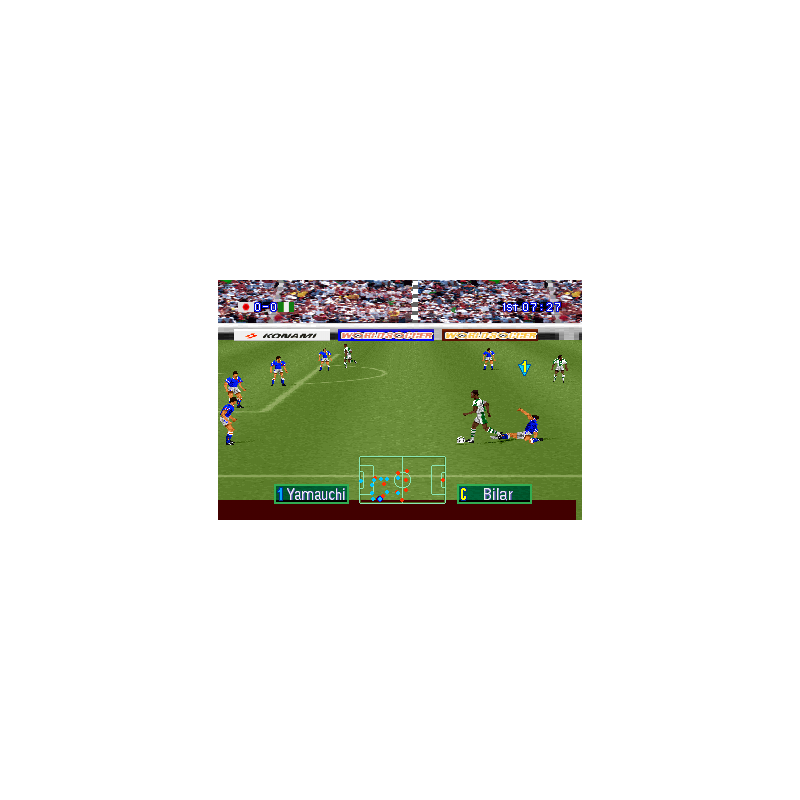 اسکرین شات و تصویر گیم‌پلی بازی World Soccer Jikkyou Winning Eleven 2000 مخصوص پلی استیشن وان (PS1) تصویر شماره 4