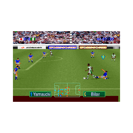 اسکرین شات و تصویر گیم‌پلی بازی World Soccer Jikkyou Winning Eleven 2000 مخصوص پلی استیشن وان (PS1) تصویر شماره 4