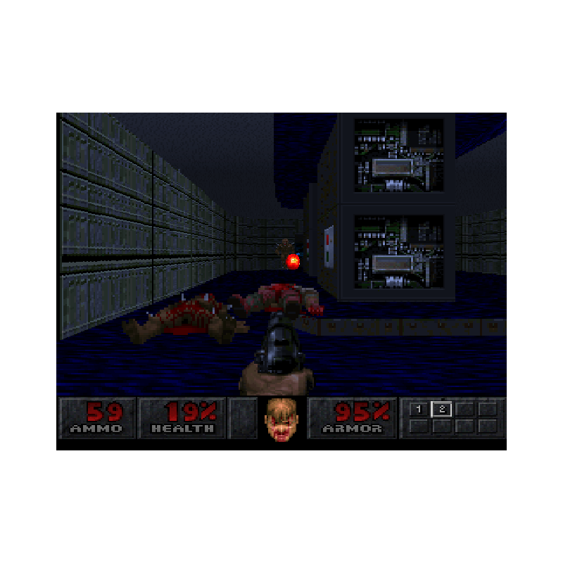 اسکرین شات و تصویر گیم‌پلی بازی Final DOOM مخصوص پلی استیشن وان (PS1) تصویر شماره 6