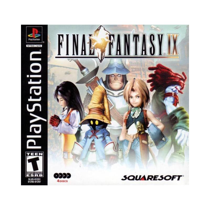کاور بازی Final Fantasy IX مخصوص پلی استیشن وان (PS1)