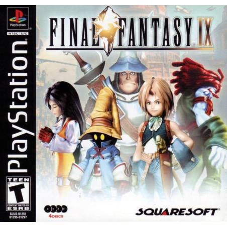 کاور بازی Final Fantasy IX مخصوص پلی استیشن وان (PS1)