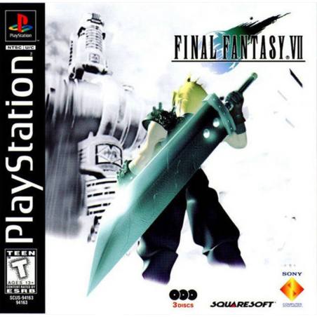 کاور بازی Final Fantasy VII مخصوص پلی استیشن وان (PS1)